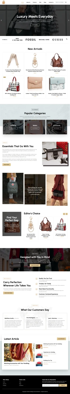 Handbags and Accessories